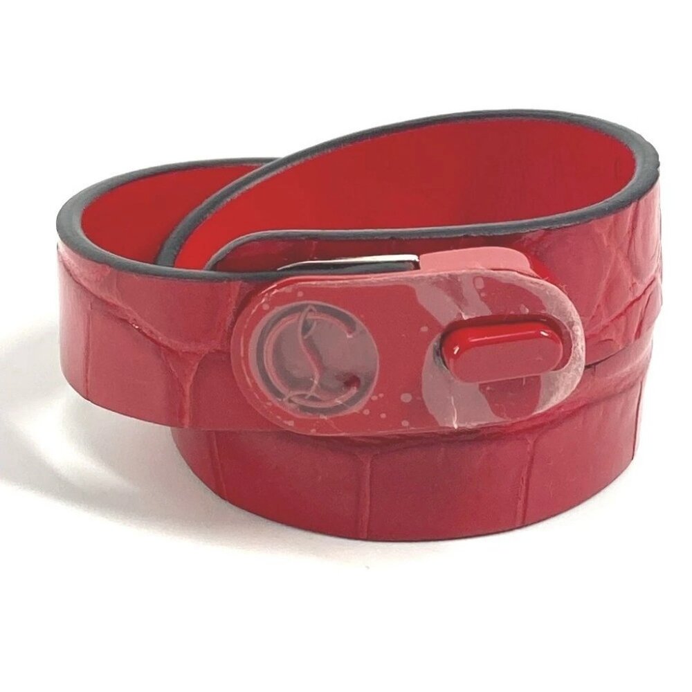 Christian Louboutin 3205169 CL logo Double Bangle Accessories Bracelet Unused
